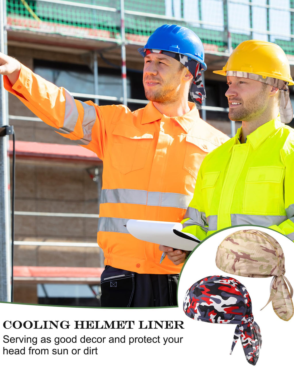 Foaincore 8 Pack Do Rags for Men