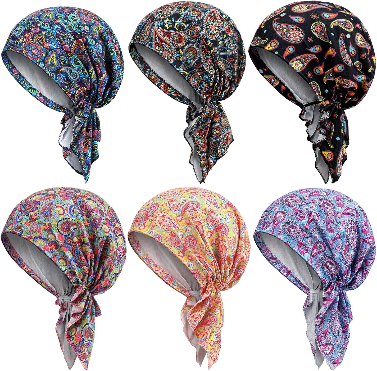 Geyoga 6 Pcs Chemo Headwear for Women