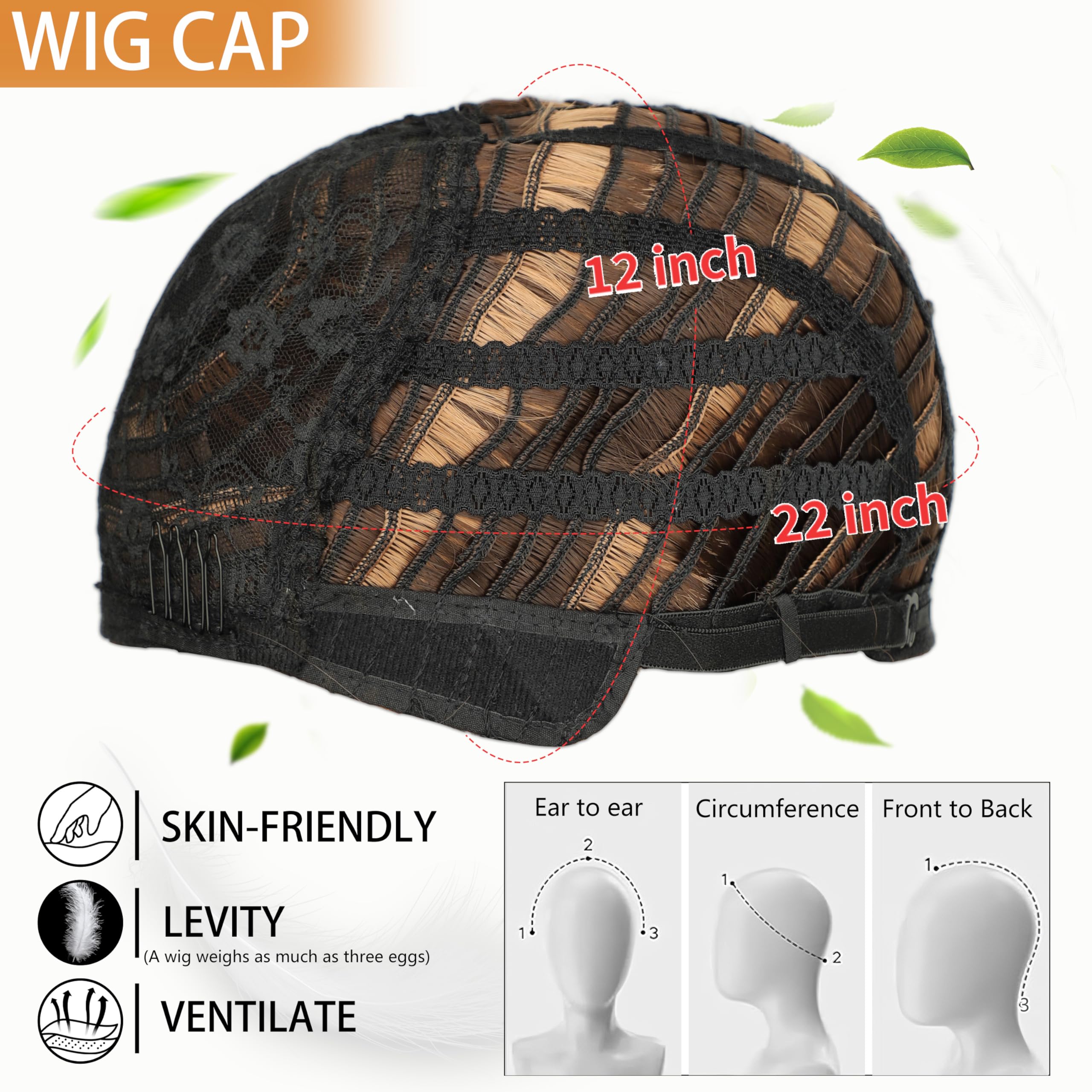 Nnzes Wig with Bangs for Women Shoulder Length Bob Wavy Women's Charming Synthetic Brown mixed Blonde Highlight Wigs with Natural Curly Heat Resistant Hair for Daily Party Use