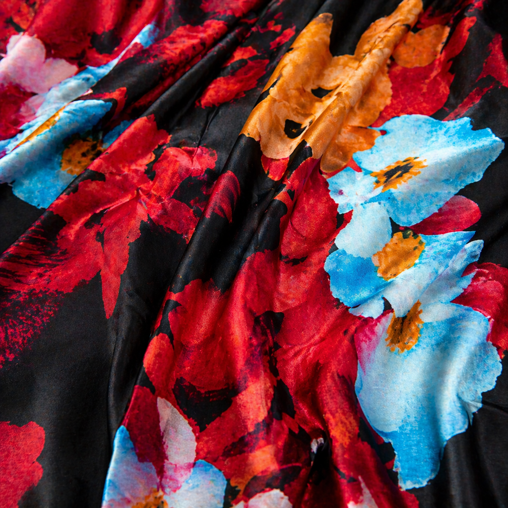 Fire & Ice Floral Kimono - Staci's Store