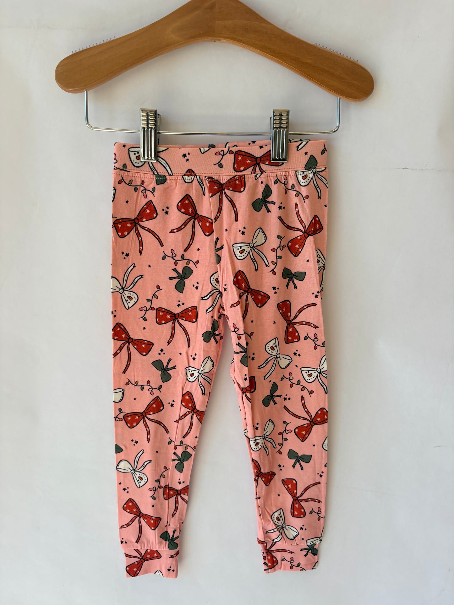 Holiday Bows 2 piece PJ's