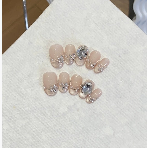 1035- Handmade press on nails fake nails removable