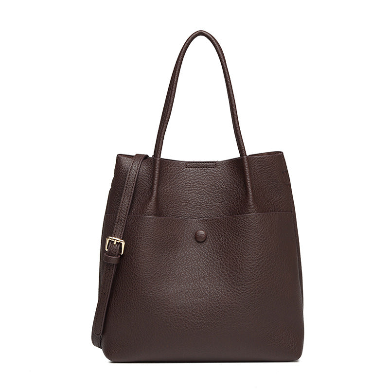 College style tote bag, large capacity tote bag, simple versatile top handle purse, tote shoulder hobo bag