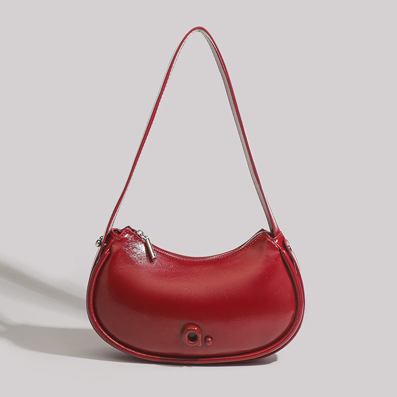 Small shoulder bag bag women's summer, French shoulder handbag elegant hobo
