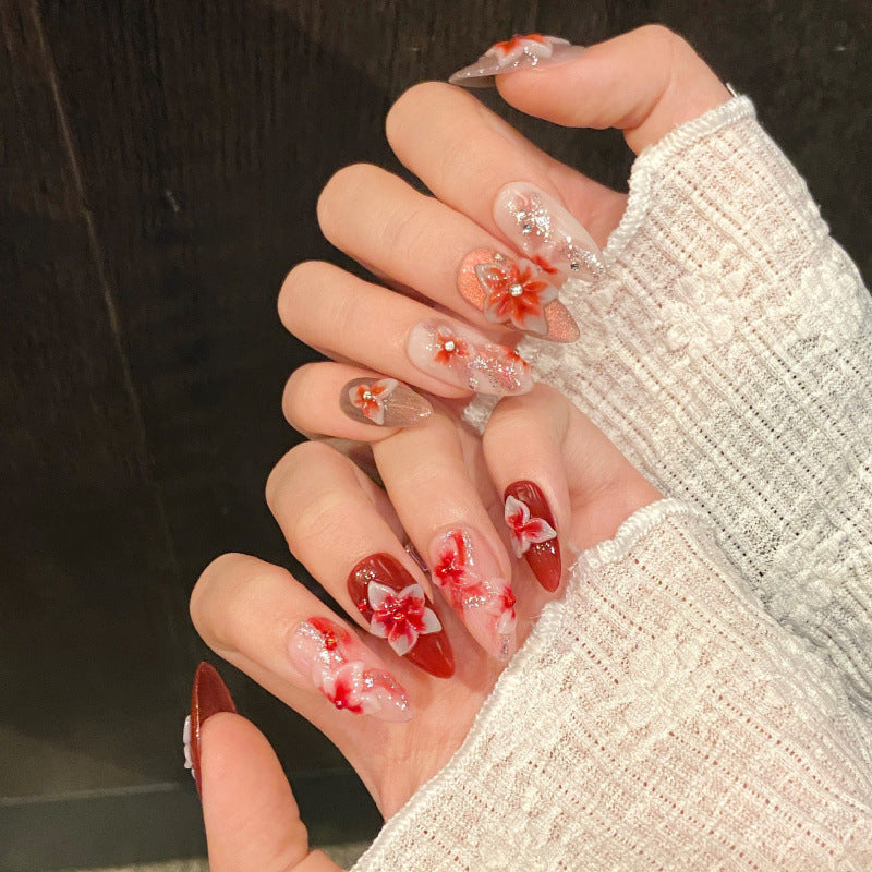 0978- Handmade press on nails fake nails removable