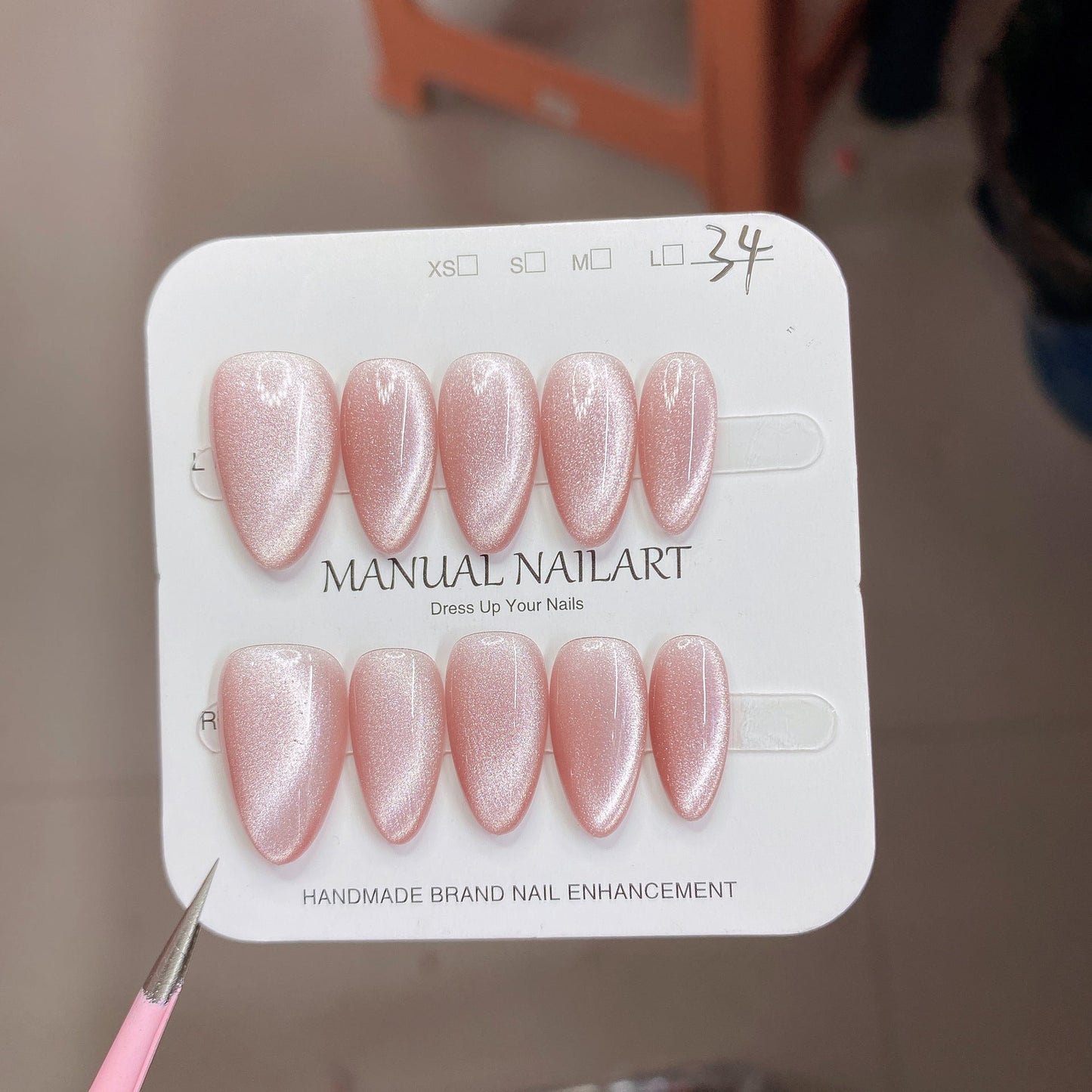 1027- Handmade press on nails fake nails removable