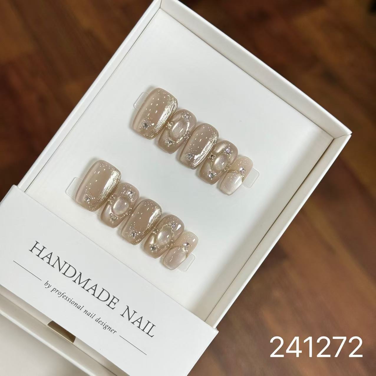 1030- Handmade press on nails fake nails removable